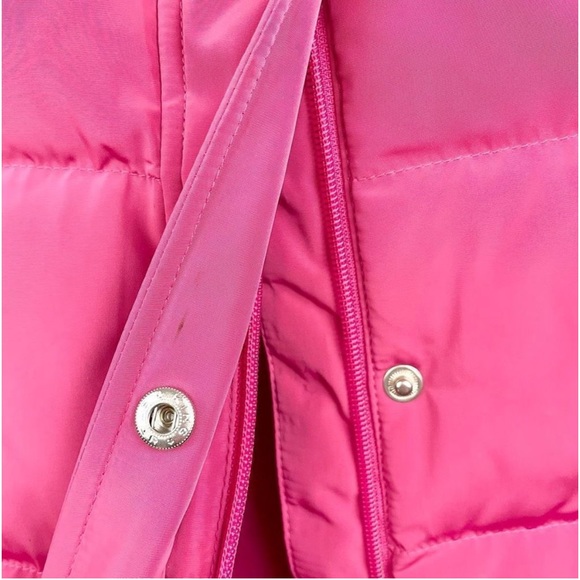 Talbots Pink Puffer Down Vest - Picture 10 of 11